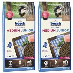 Bosch Junior Medium 2 x 15 kg für die Aufzucht mittelgroßer Hunde