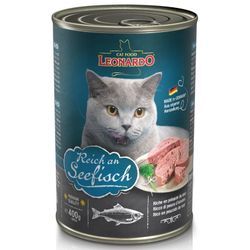 Leonardo Seefisch 6 x 400g Dose Feuchtnahrung für Katzen