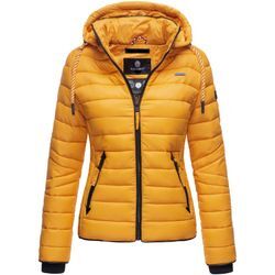 NAVAHOO Damen Steppjacke leichte Übergangsjacke mit Kapuze Lulana