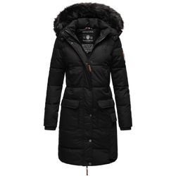 NAVAHOO Damen Warmer Wintermantel Parka inkl. Einkaufstasche und Regenschirm Cosimaa