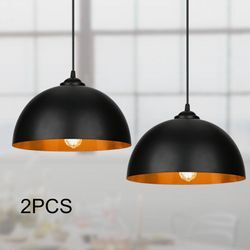 2x led Pendelleuchte Hängelampe Licht hängende Hängeleuchte Esszimmer Industrie