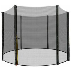 Liferun - Sicherheitsnetze für Trampoline Trampolin Netz Ersatz Sicherheitsnetz für ř 244cm Trampolin Gartentrampolin Ersatznetz Fangnetz, 6 Pfosten