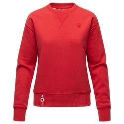 NAVAHOO Damen Stylischer Kapuzensweatshirt Pullover mit Rundhals-Ausschnitt ZUCKERSCHNECKE