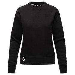 NAVAHOO Damen Stylischer Kapuzensweatshirt Pullover mit Rundhals-Ausschnitt ZUCKERSCHNECKE