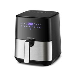 Michelino - Heißluft-Fritteuse Airfryer Digital 5,0 l, 1450W Schwarz