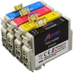 4 Ampertec Tinten ersetzt Epson C13T03U640 603 4-farbig