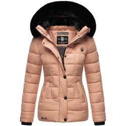 MARIKOO Damen Outdoor Winter Steppjacke mit abnehmbarer Kapuze Qesraa