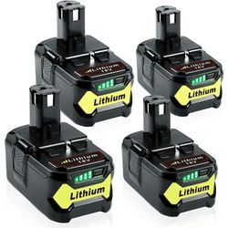 4X5.0Ah 18V Lithium Akku Ersatz für Ryobi One Plus Akku P104 P108 P102 P103 P105 P107 P109 P122 BPL-1815 BPL-1820G BPL18222