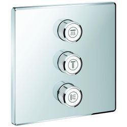 Grohe 3-fach Unterputzventil Grohtherm SmartControl 29127 eckig FMS chrom, 29127000 29127000