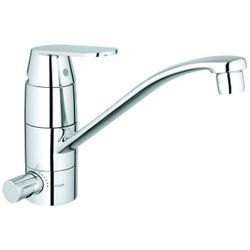 GROHE EH-SPT-Batterie Eurosmart C 31161 flacher Auslauf Absperrventil chrom 31161000