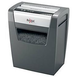 Rexel Momentum X410 Aktenvernichter P4, Partikelschnitt 4 x 28 mm, 23 l, 10 Blatt Schnittleistung, Anti-Papierstau-Technologie, schwarz