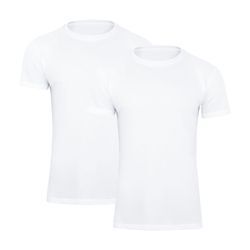 Paolo Renzo® Rundhals T-Shirt 8 Stück - Größe XXL - Weiß