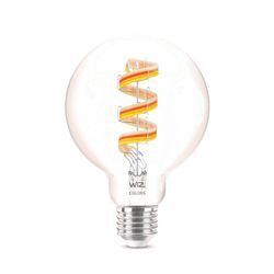 WiZ G95 LED-Filamentlampe Globe WiFi E27 6,3W RGBW