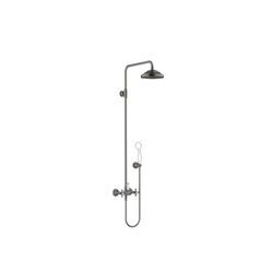 Dornbracht Shower Pipe mit Brausebatterie MADISON 26632360 Dark Platinum gebürstet 26632360-99