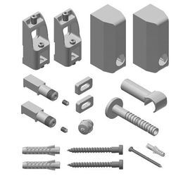 Kermi Badheizkörper Befestigungs-Set Geneo circle weiß, ZB03430001 ZB03430001