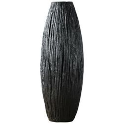 Signes Grimalt Dekorationsvase Dekorative Vase Schwarze Tabletts 13x13x35cm 27084