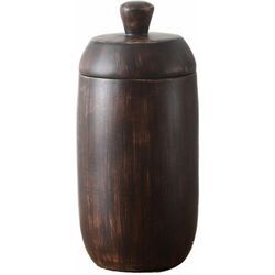 Signes Grimalt - Dekorationsvase Dekorative Vase Brown Tabletts 10x10x20cm 27093