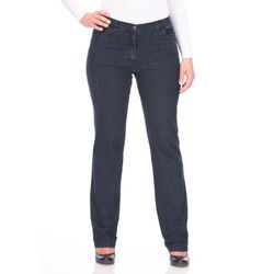 Jeans in Quer-Stretch-Qualität, mit Komfortbund, dark blue Denim, Gr.25