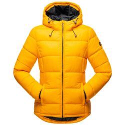 MARIKOO Damen Jacke Steppjacke Übergangsjacke Stepp Herbst gesteppt mit Kapuze Leandraa