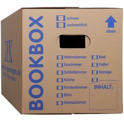 120 Bücherkartons 2-wellig Bookbox Ordnerkartons Archivkartons