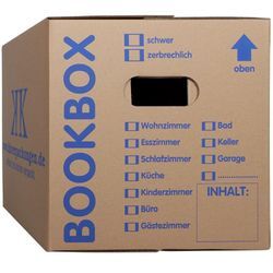 Kk Verpackungen - 30 Bücherkartons 2-wellig Bookbox Ordnerkartons Archivkartons