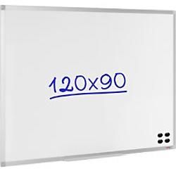 Viking Whiteboard Wandmontiert Magnetisch Lackierter Stahl Einseitig 120 (B) x 90 (H) cm