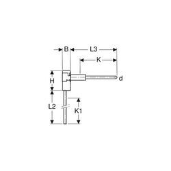 Geberit Anschlussbox Typ L Außendurchmesser 16mm 650233001