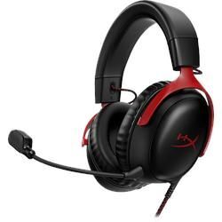 HYPERX Cloud III, Over-ear Gaming Headset Schwarz/Rot