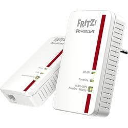 AVM FRITZ!Powerline 1240E WLAN Set, Gigabit-Adapter 1200 Mbit/s Kabellos und Kabelgebunden