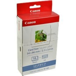 Canon Aufkleber KC-18IS 7429B001 5x5cm 18 Blatt incl. Color Cartridge