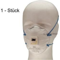 1 x 3MTM Einweg-Atemschutzmaske 8822 FFP 2 mit Ausatemventil NR D