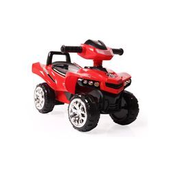 Rutscher, Kinderquad No Fear JY-Z05 mit Musikfunktion, ab 18 Monate bis 25 kg rot