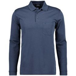 Soft Knit Polo Knopf Langarm Herren Poloshirt