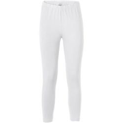 Baumwoll-Mix-Leggings, weiß, 36/38