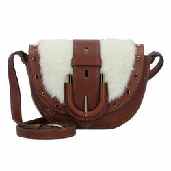 Fossil Harwell Umhängetasche Leder 18 cm BRAUN