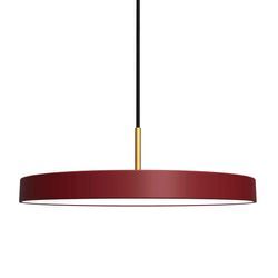 UMAGE - Asteria Pendelleuchte LED, Messing / ruby red