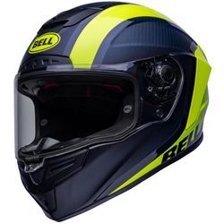 Bell Race Star Flex DLX Tantrum 2, Integralhelm Dunkelblau/Gelb L male