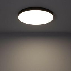 Ledkia - LED-Deckenleuchte Aussen 24W Rund Ø220 mm Dimmbar Schwarz