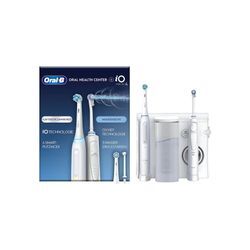 Oral-B Center OxyJet Reinigungssys. Munddusche + iO4 Elektrische Zahnbürste