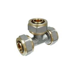 Schraubfitting-T-Stück 16 x 2,0 - 16 x 2,0 - 16 x 2,0 mm für Alu-Mehrschicht-Verbundrohr