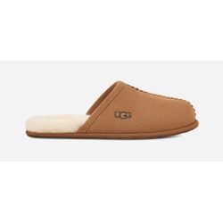 UGG® Scuff Deco Veloursleder-Hausschuh für Herren | UGG® EU in Brown, Größe 45