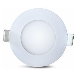 Braytron - 2x 3W led Panel Einbaustrahler Spot Einbauleuchte Neutralweiß 4200K 160 Lumen Deckenleuchte Rund