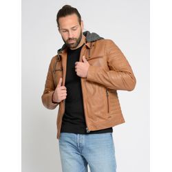 Bikerjacke MAZE "42021310" Gr. L, braun (cognac) Herren Jacken