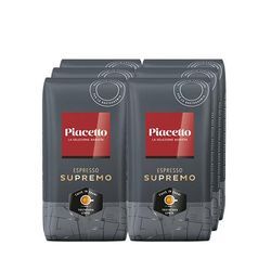 Piacetto Espresso Supremo - 6x 1 kg Ganze Bohne