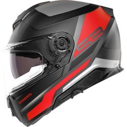 Schuberth S3 Daytona, Integralhelm Matt Schwarz/Rot/Silber XS (52/53) male