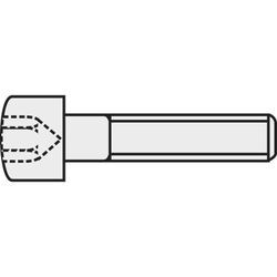 TOOLCRAFT 889808 Zylinderschrauben M3 35 mm Innensechskant DIN 912 Stahl 8.8 geschwärzt 1 St.