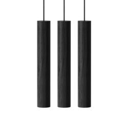 UMAGE - Chimes Cluster 3 LED-Pendelleuchte, Ø 3 x 22 cm, schwarz