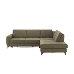 Ecksofa Cosima II ¦ grün ¦ Maße (cm): B: 284 H: 90 T: 249