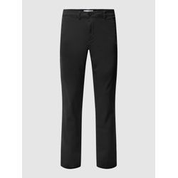 Slim Fit Chino in unifarbenem Design Modell 'NEW Miles'