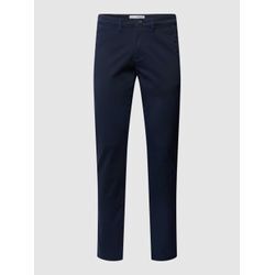 Slim Fit Chino in unifarbenem Design Modell 'NEW Miles'